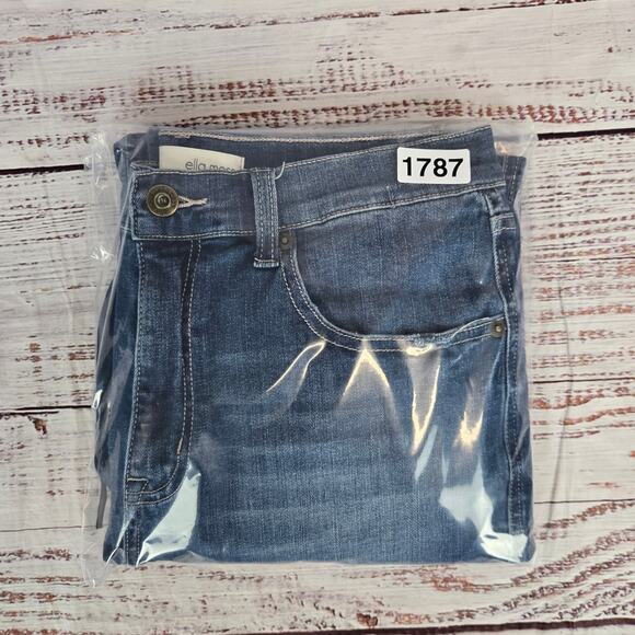 Ella Moss Ankle Jeans Size 30 Floral Embroidered Frayed Hem Boho Hippie Festival - Picture 15 of 15